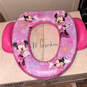 Disney Minnie Mouse Pink and Purple Kids Potty Seat